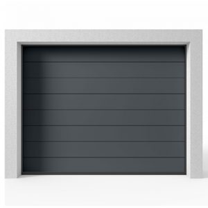 Garageport Takskjutport Modern Panel Antracit, 2400x2000