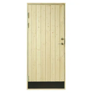 FÖRRÅDSDÖRR 18GR 9X20 RAK-V SPÅRAD VÄNSTER 18GRADER | Beijerbygg Byggmaterial