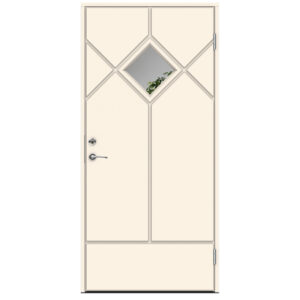 YTTERDÖRR SCHUMANN 10X21 H VIT CLASSIC KLARGLAS INKL VIT KARM | Beijerbygg Byggmaterial