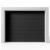 Garageport Takskjutport Modern Panel Svart, 2400×2125