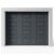 Garageport Takskjutport Modern Spegel Antracit, 2400×2125